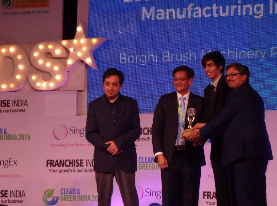 Clean Green India 2016 Award to Borghi 3